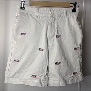 Vineyard Vines Club Shorts Patriotic Flag